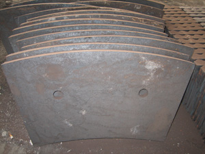 Ball mill lining