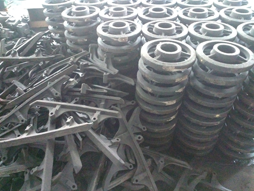 Harvester guide wheel of High manganese steel casting